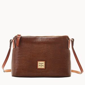 Dooney and Bourke Embossed Lizard Crossbody Pouchette